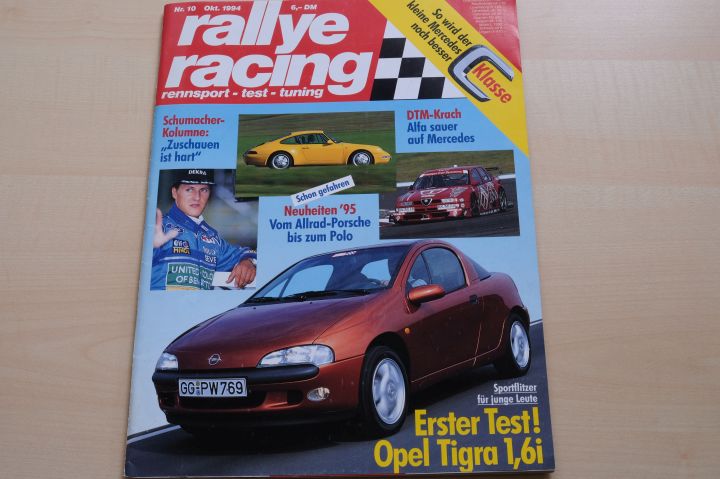 Deckblatt Rallye Racing (10/1994)
